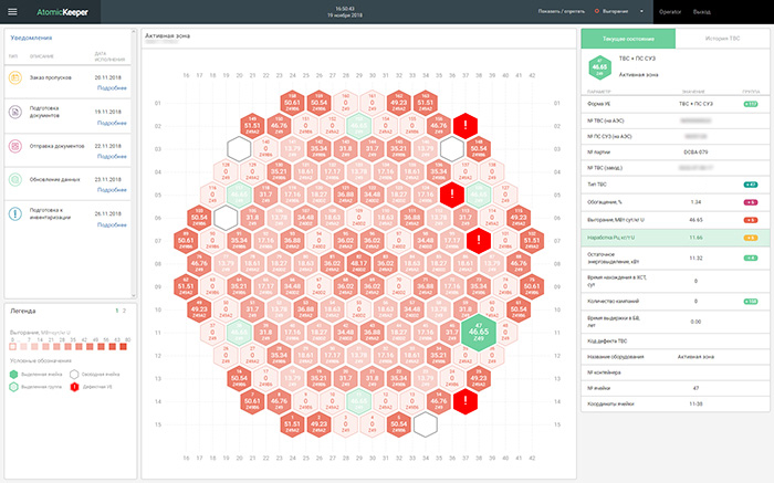 Nuclear material account and control system
