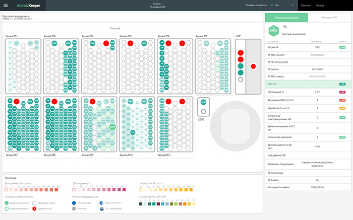Nuclear material account and control system